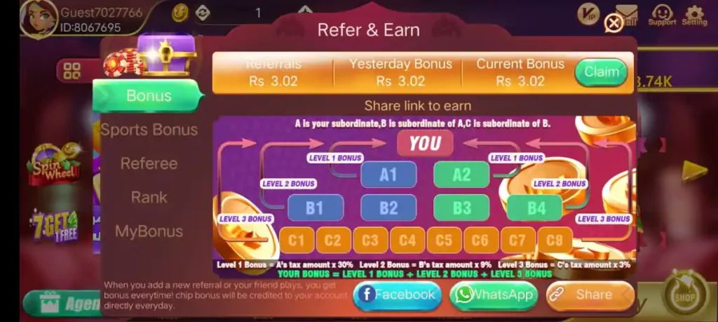 Flying chess Earning Game